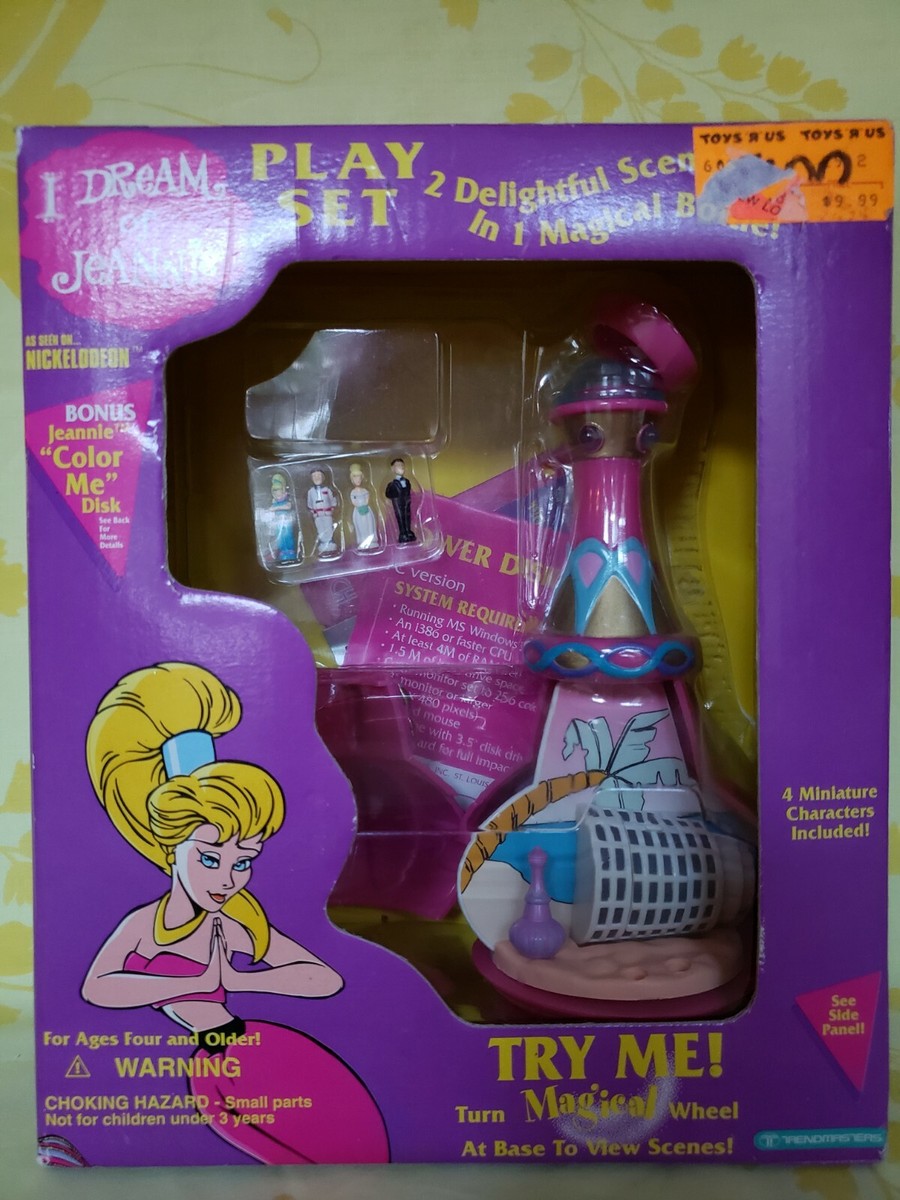 I DREAM OF JEANNIE BOTTLE MAGICAL PLAYSET PINK Wedding Chapel