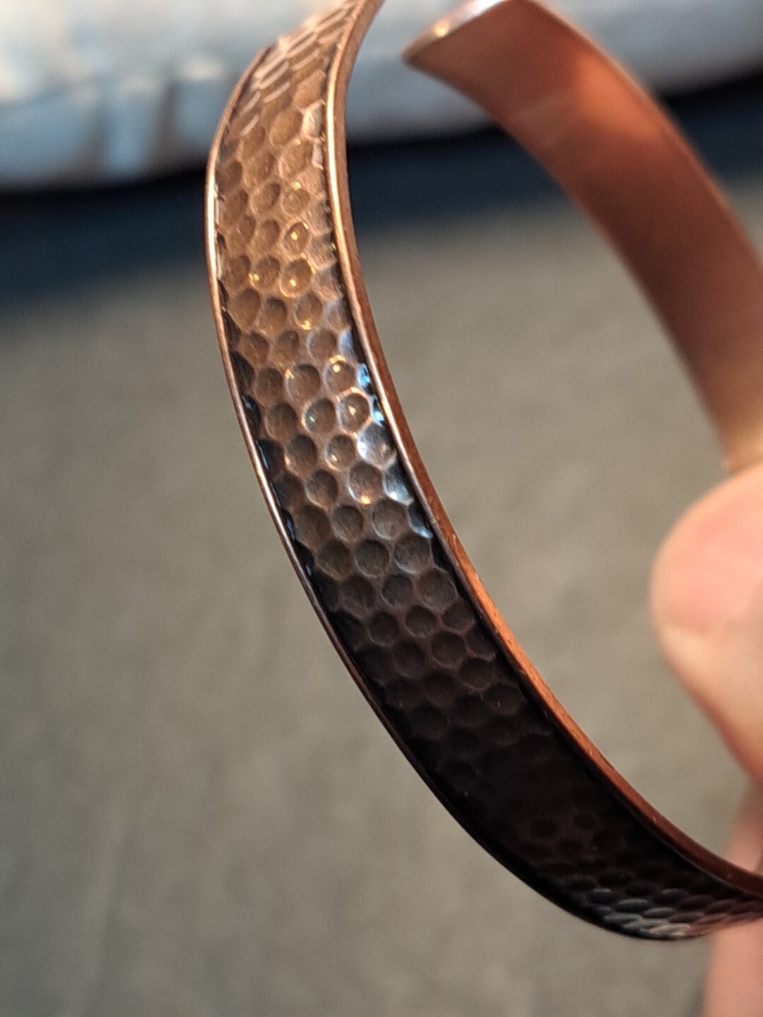 Solid Copper Cuff  Southwest Native American Styl… - image 6