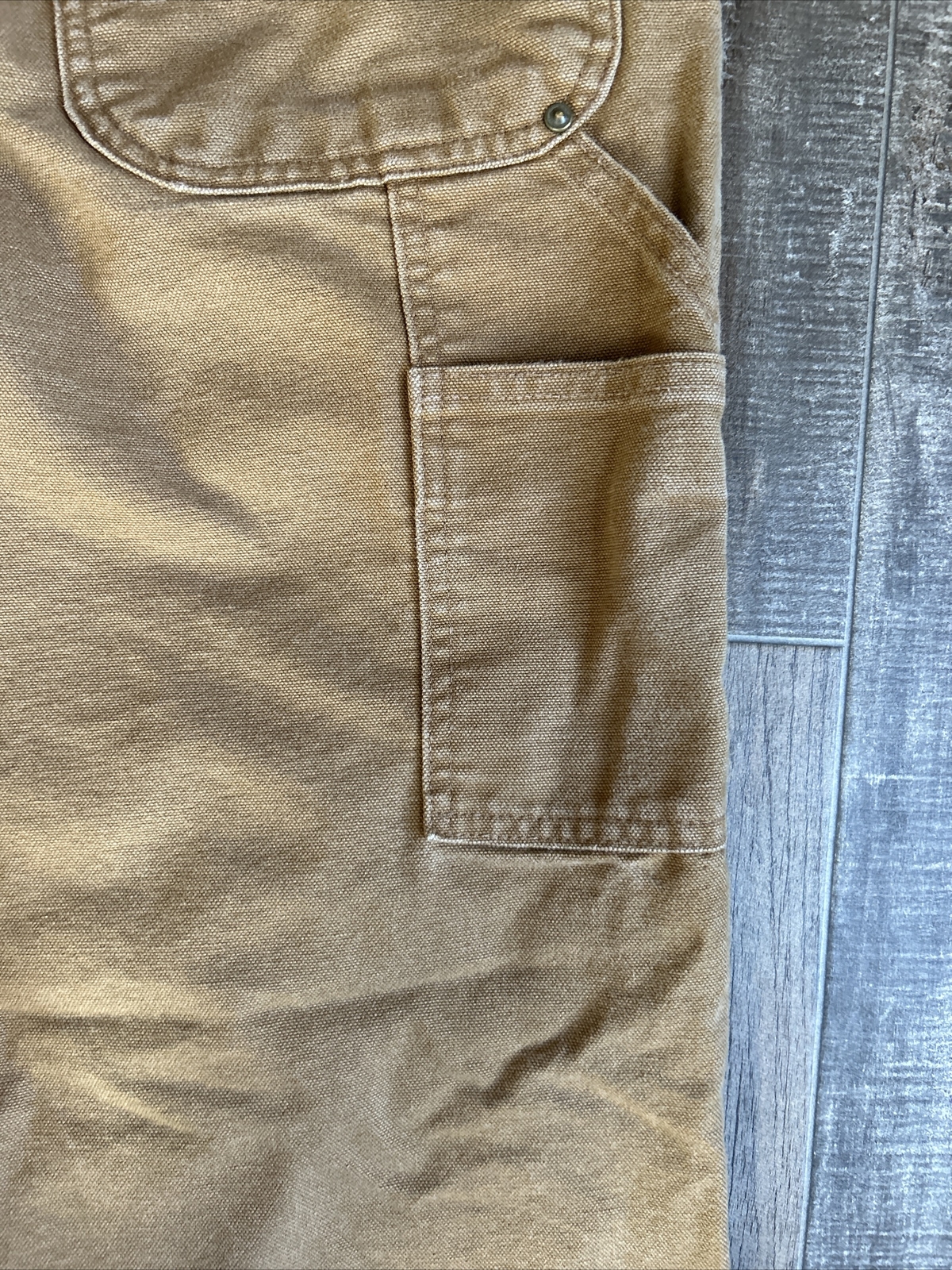 Vtg Carhartt Double Knee Carpenter Work Pants Brown 4… Gem