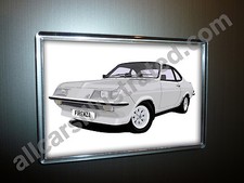 VAUXHALL FIRENZA DROOP SNOOT FRIDGE MAGNET (LARGE). 