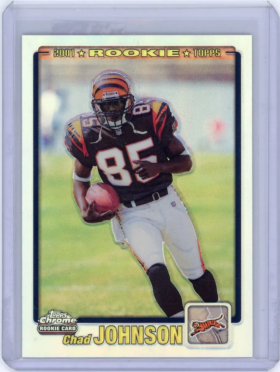 Chad Johnson - 2001 Topps Chrome Football Rookie Refractor 97/999 #259