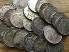 US Morgan Silver Dollar - Roll of 20 coins - Cull to AU Details - Pre 1904