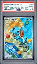 2026 POKEMON MEP EN-MEGA EVOLUTION BLACK STAR PROMOS #039 SQUIRTLE PSA 9