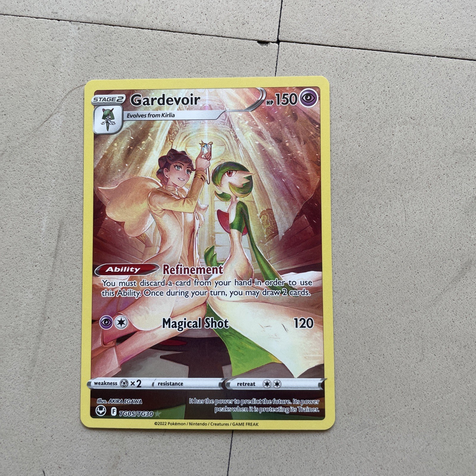 Gardevoir V TG05/TG30 Ultra Rare – Silver Tempest Trainer Gallery – NM