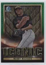 2023 Bowman Chrome Iconic Mega Box Green Mojo Refractor 86/99 Manny Machado 0l8z