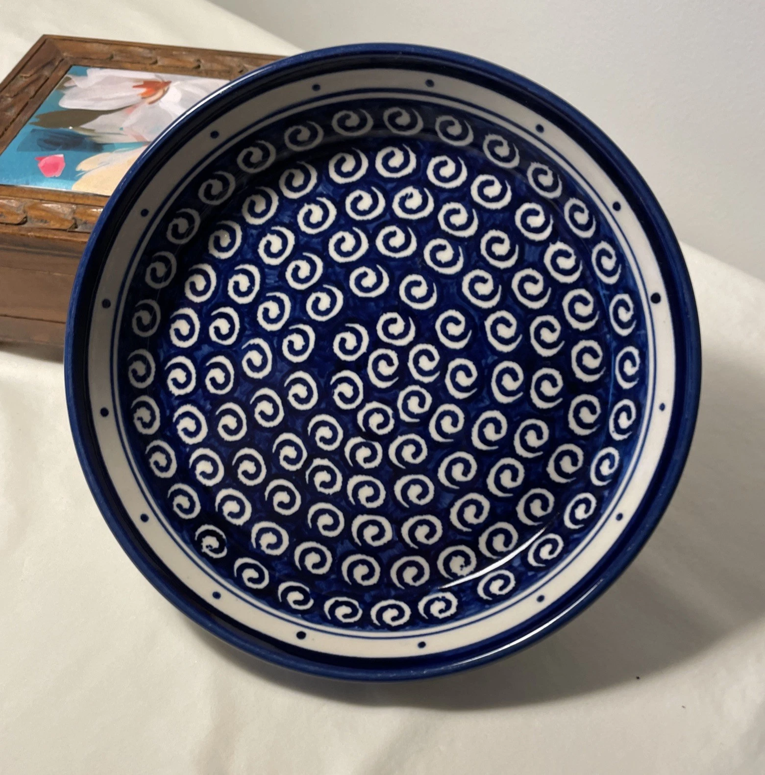 Boleslawiec Polish Pottery 9.5" Serving Casserole/Pie Dish