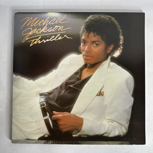 Michael Jackson Thriller Vintage Vinyl  LP Record Epic QE 38112 Gatefold EX