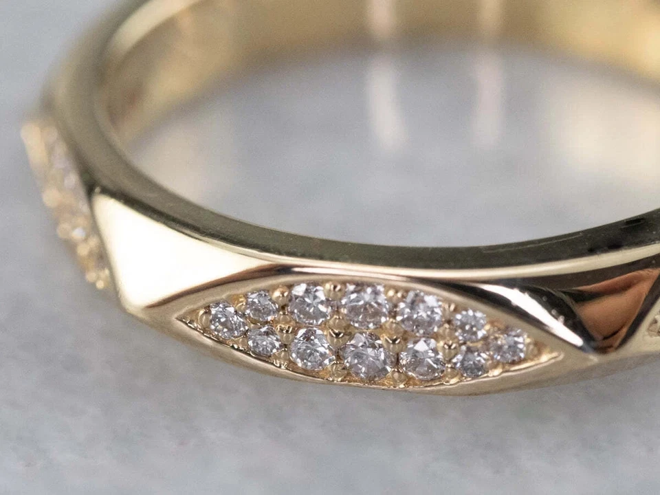 1 ct Modernist Lab Created Diamond Eternity Wedding Band Ring 14k Gold Over - Image 4 of 4