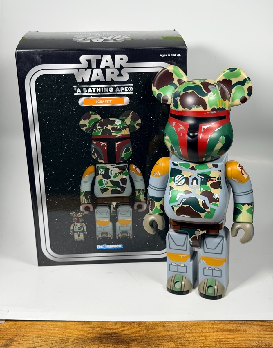 Be@rbrick BE@RBRICK BAPE BOBA FETT 100％ & 400％ Bape Star Wars ABC