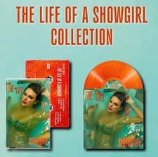 🧡 Taylor Swift The Life of a Showgirl TS12 Vinyl And Cassette TAPE