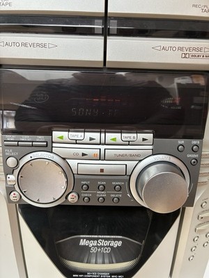 Sony HCD-MC1 Stereo System & Speakers 50+1 CD (Tape Not Working No