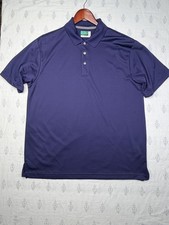 Ben Hogan Golf Polo Shirt Adult Large Performance Blue Men's Short Sleeve-NWOT