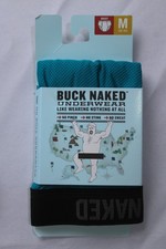 Duluth Trading Co Men's Buck Naked Performance Briefs DH3 Teal Medium NWT