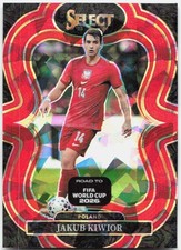 Jakub Kiwior Red Ice Panini Select Road to FIFA World Cup - Red Ice 137 NM