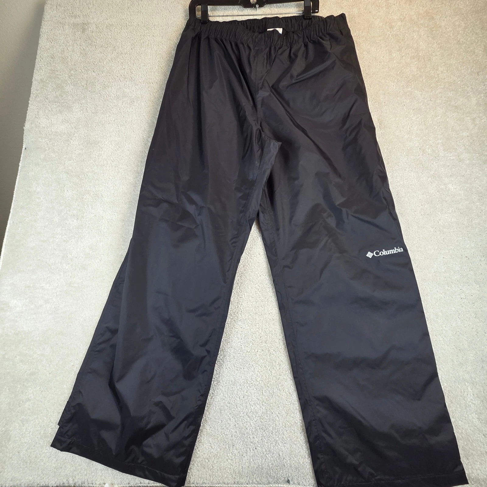 Columbia Mens Omni-Tech Rain Pants Black Waterproof Large 30L
Opens in a new window or tab