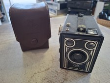 Agfa Synchro Box Vintage Boxkamera 50er Jahre mit Tasche, Nachlass, Auflösung 
