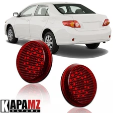 2007-2008-2010 For Toyota Corolla Rear Bumper Reflector LED Brake Light Lamp NEW