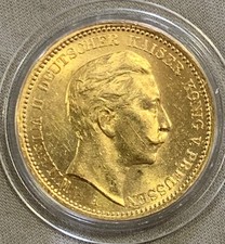 1901 A, Deutschland, Deutsches Reich,  20 Mark, Wilhelm II, Goldmünze