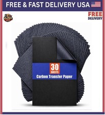 Carbon Paper for Tracing Graphite Transfer-Paper PSLER 30 Pcs Black Graphite US
