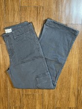 Abercrombie  Fitch Kids Girls Cargo Pants Grey 27  Waist 26  Inseam 15/16 2P