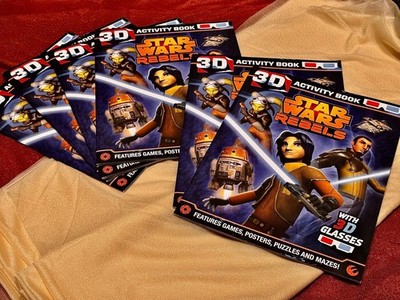 Star Wars REBELS Activity Book with 3D Glasses (Features Games, Posters & Mazes)