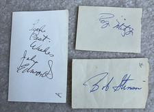 Lot of 11 1972 Houston Astros Autograph SIGNED Vintage Cuts w DECEASED