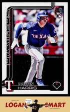 Dustin Harris 2025 Topps #374 RC Texas Rangers
