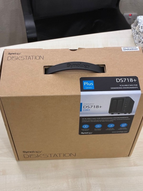 Synology DS718+ 2 Bay Desktop NAS Disk Station