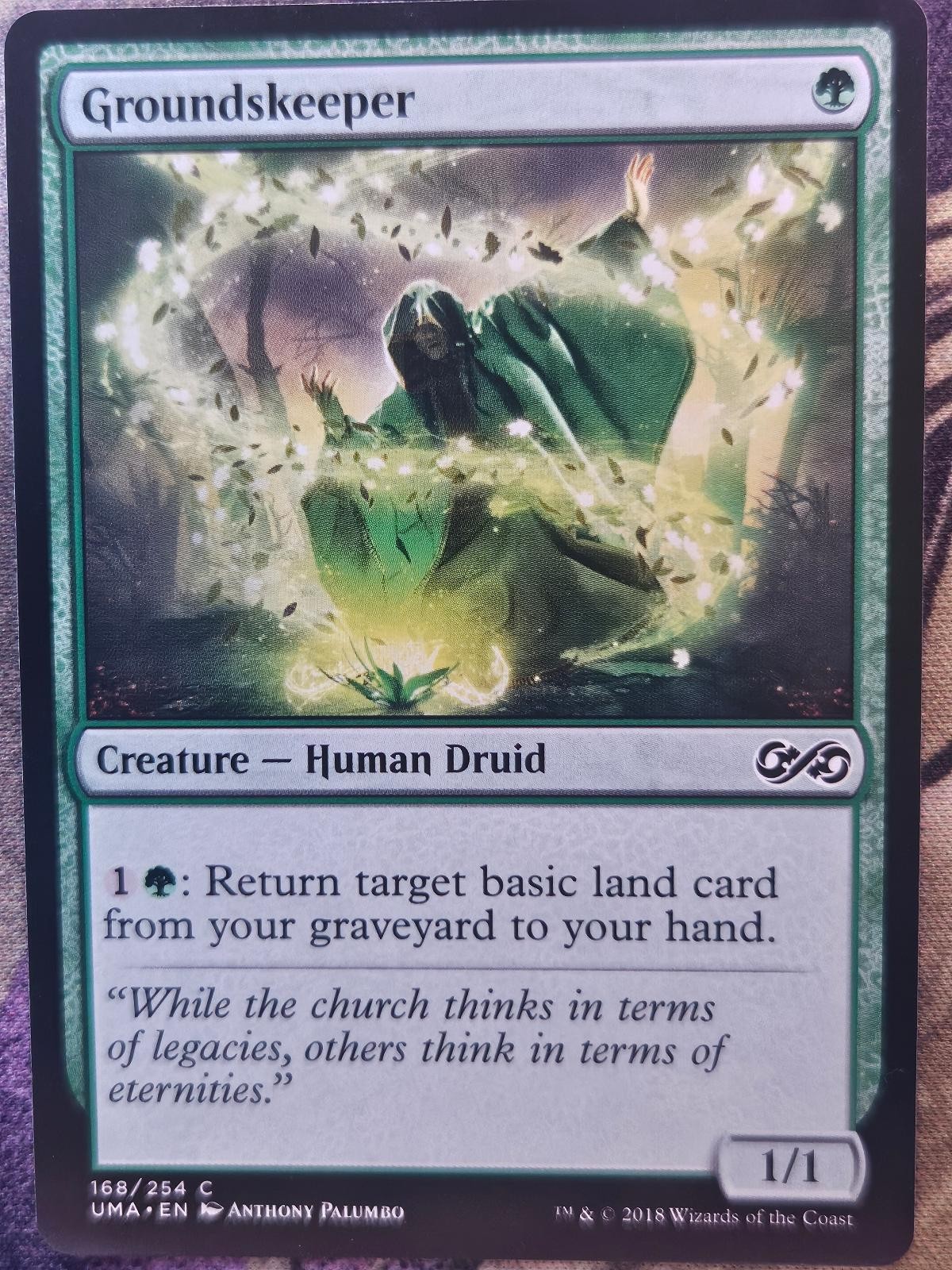Groundskeeper 168 Common Ultimate Masters Magic: The Gathering Moderately Played