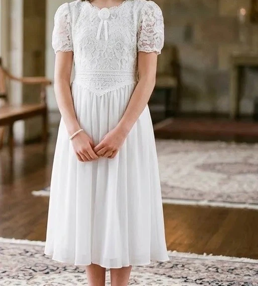 Wedding White Size 14 Dresses for Girls for sale