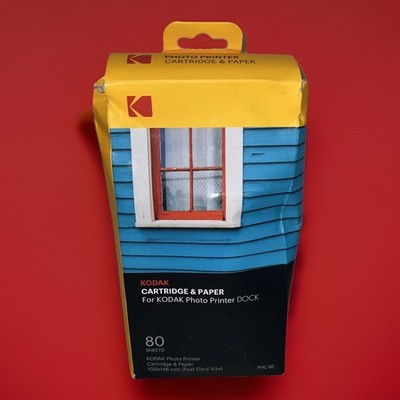 KODAK Dock Plus & Photo Printer Cartridge PHC-80   80 Pack