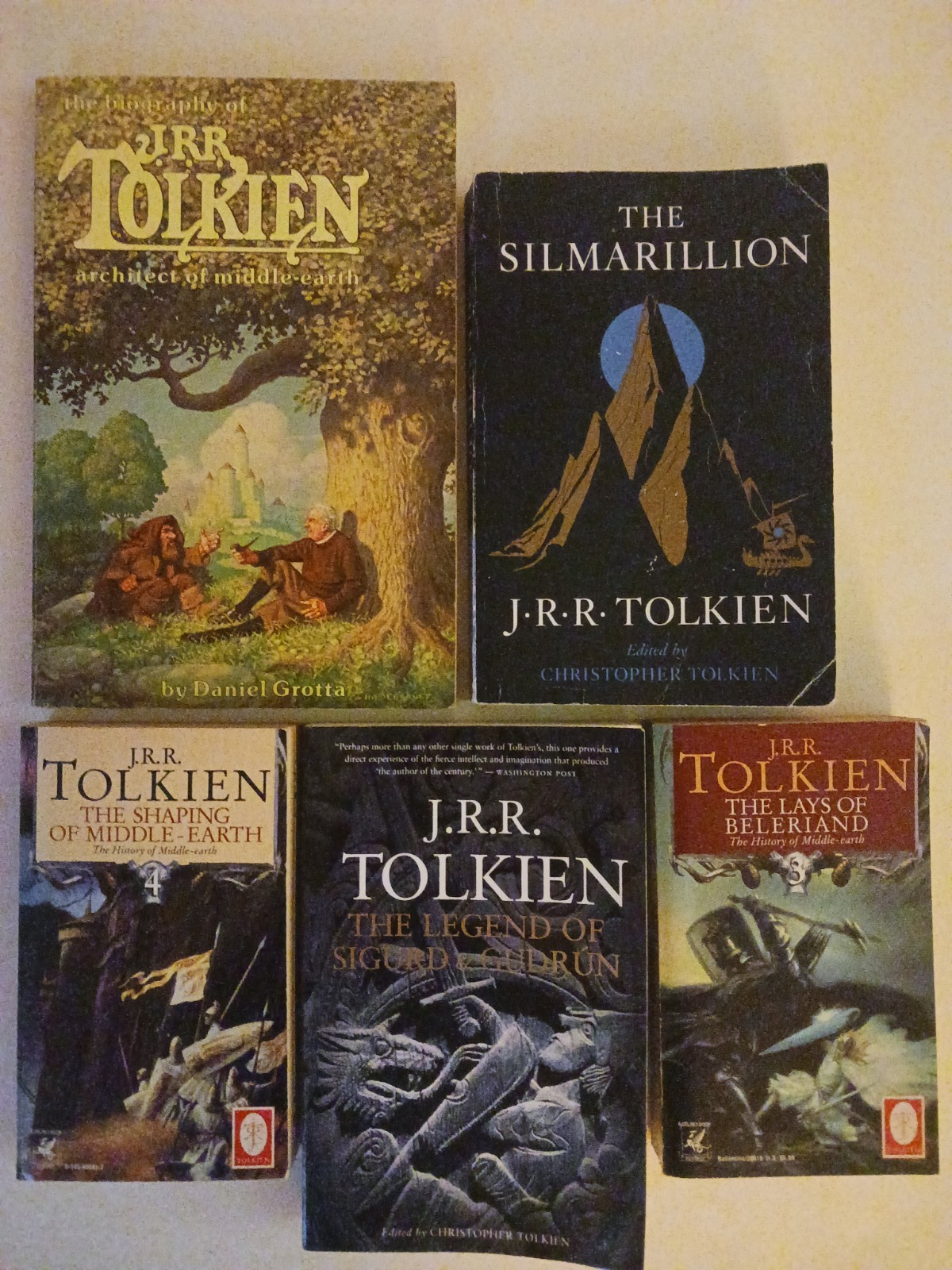 J.R.R. Tolkien Biography 1978 Grotta, Sigurd and Gudrun, Beleriand ...