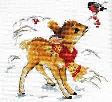 "Little deer" Unprinted Funny Needlework Kit Alisa 0-100