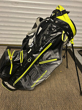 Sun Mountain H2NO Lite Waterproof Stand Golf Bag 4-Way Black Grey Yellow