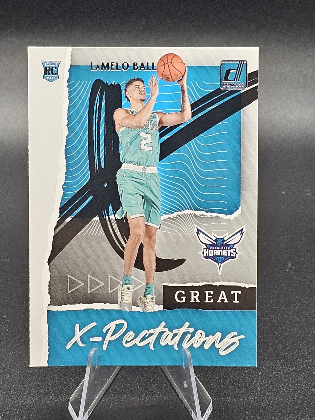 2020-21 Panini Donruss - Great X-Pectations LaMelo Ball #3 (RC) Hornets Rookie