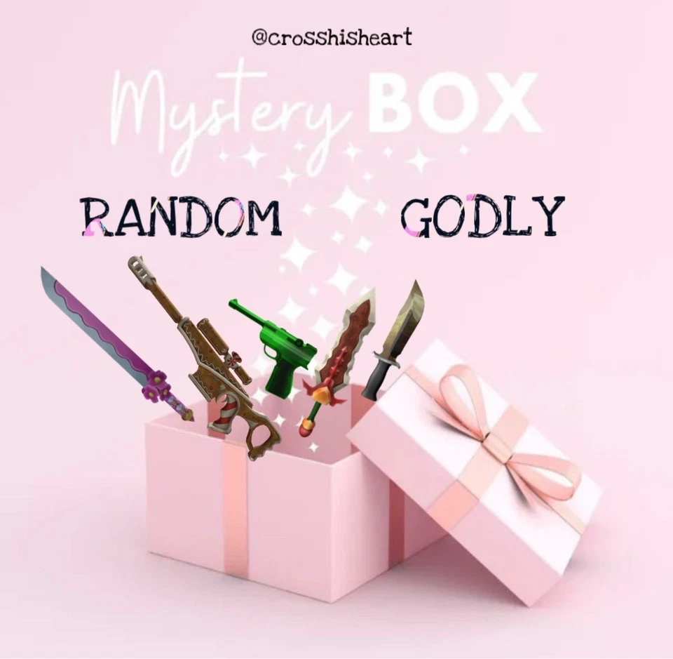 Murder Mystery 2 MM2 Mystery Box Random Godly - Fast Delivery !