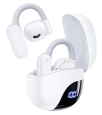 AI Translation Earbuds Real Time 164 Languages 80H Playtime Translator White