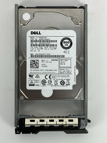 Dell 600GB 10K RPM SAS 12G HDD 2.5in SFF 6Gbps Hard Disk Drive with Dell Tray - Picture 4 of 6