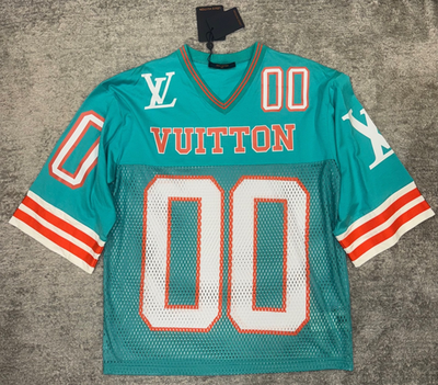 Louis Vuitton SS22 Hockey Jersey Tee Menthe Mint Green Logo T