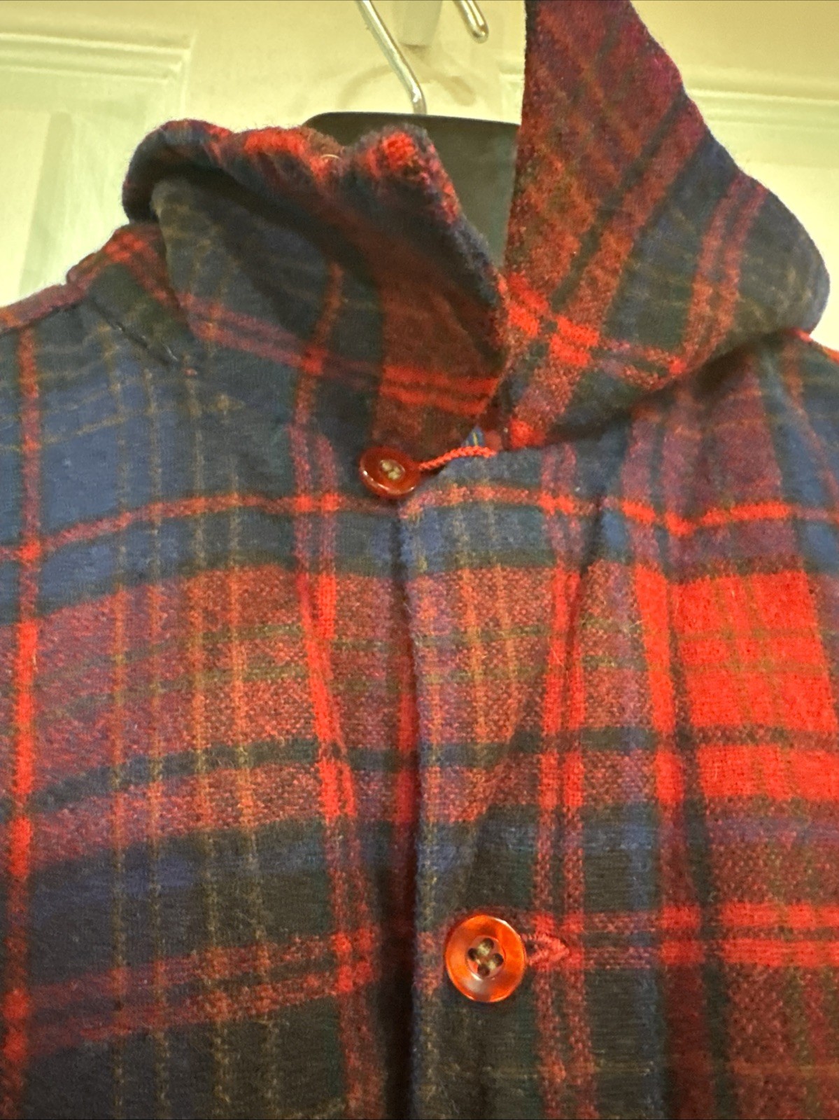 Vintage Pendleton Wool Loop Collar Board Shirt L … - image 2