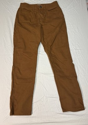 REI Co-op Pants Mens 30x32 Brown Trailsmith Double Knee Straight Leg Outdoor