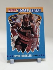 1990-91 Fleer All-Stars CLYDE DREXLER #11 Portland Trail Trailblazers