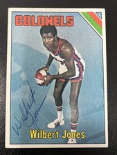 Wilbert Jones 1975-76 Topps #289 Auto Signed Autograph RARE!
