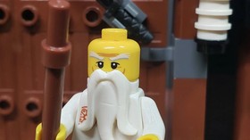 Lego Spinjitzu Dojo 2504 Ninjago Zane Sensei Wu 100% Complete Set Golden Weapons