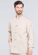 Khaki Cherokee Workwear Professionals Scrubs Mens Jacket WW360 KAK