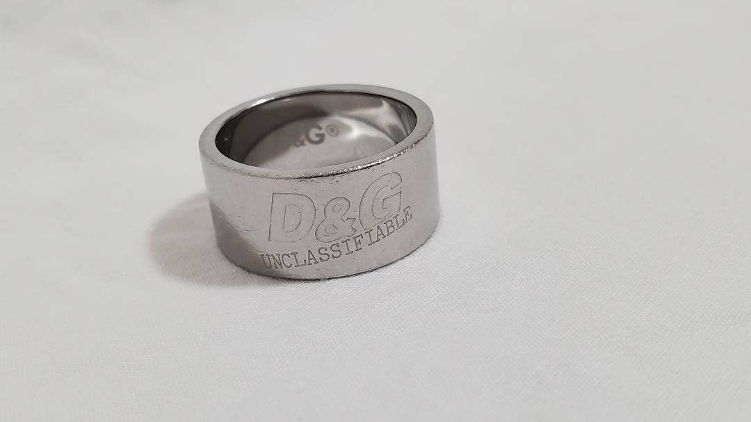 Dolce & Gabbana D&G Logo x UNCLASSIFIABLE Ring Size 10.5 i10902 | eBay
