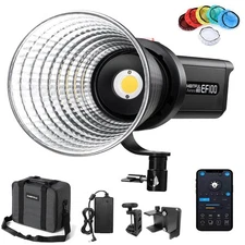 Ambitful Ef100 100W 5600K Aurora Cob Led Video Light, Cri 95+, Tlci 97+, Fx Eff_