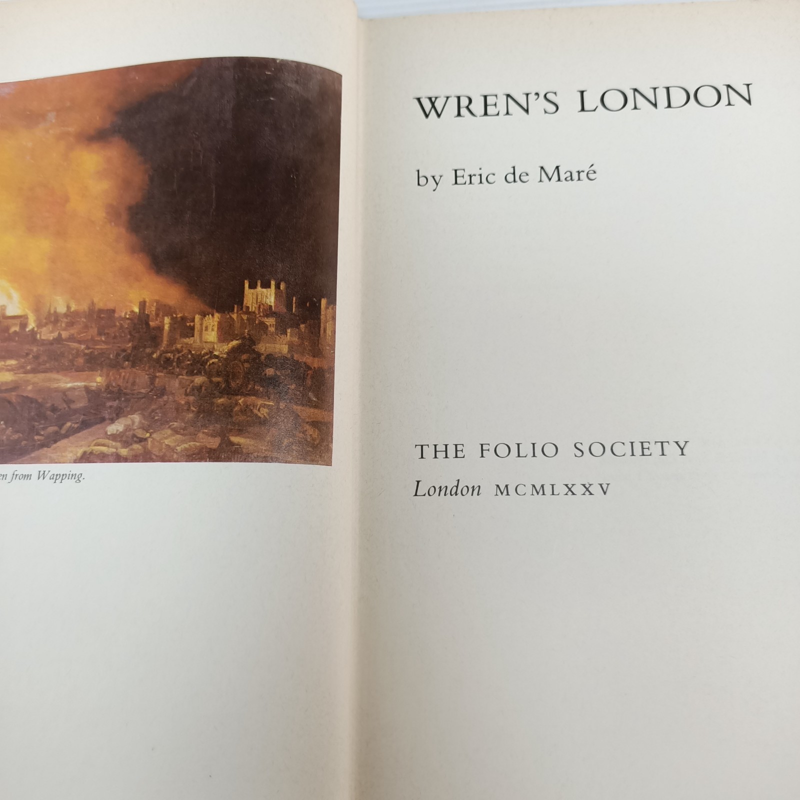 Wren's London Eric de Mare Folio Society 1975 NO Slipcase Regional History Book image 9