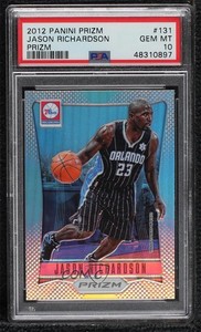 2012-13 Panini Prizm Silver Prizm Jason Richardson #131 PSA 10 GEM MT