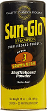 Speed 3 Brown Bear Wax Shuffleboard Table Powder, 16 Oz. Can